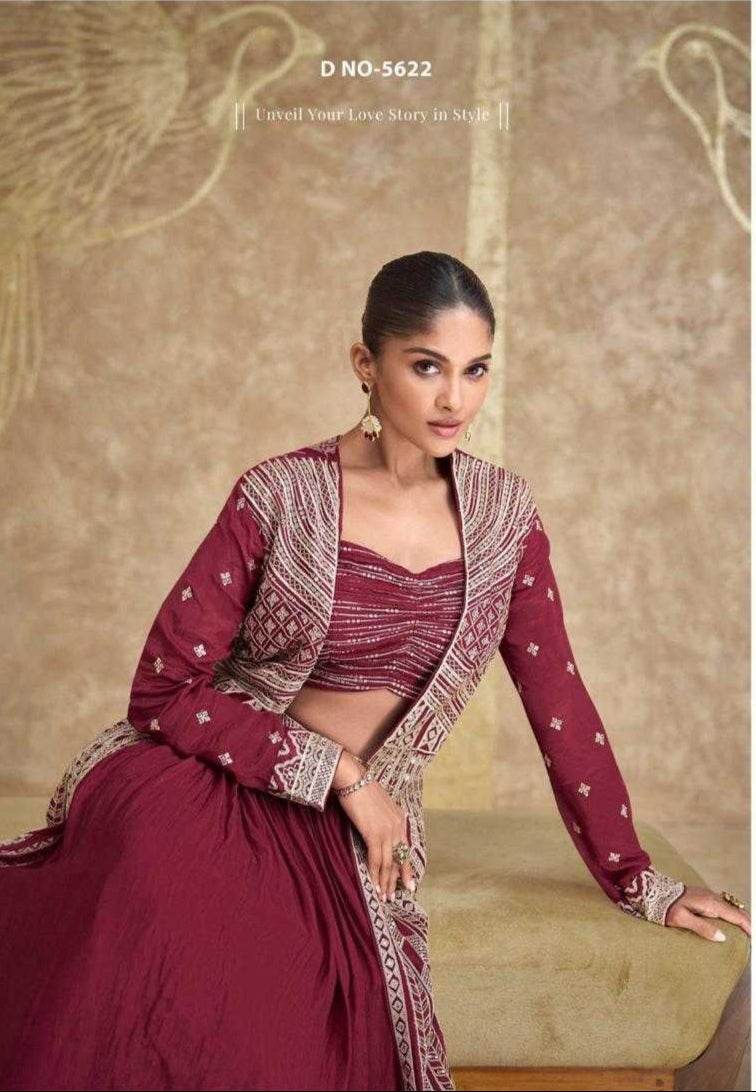 Silk Jacket Style Lehenga for Festive Occasions - MYLUXURY LANE ENTERPRISE